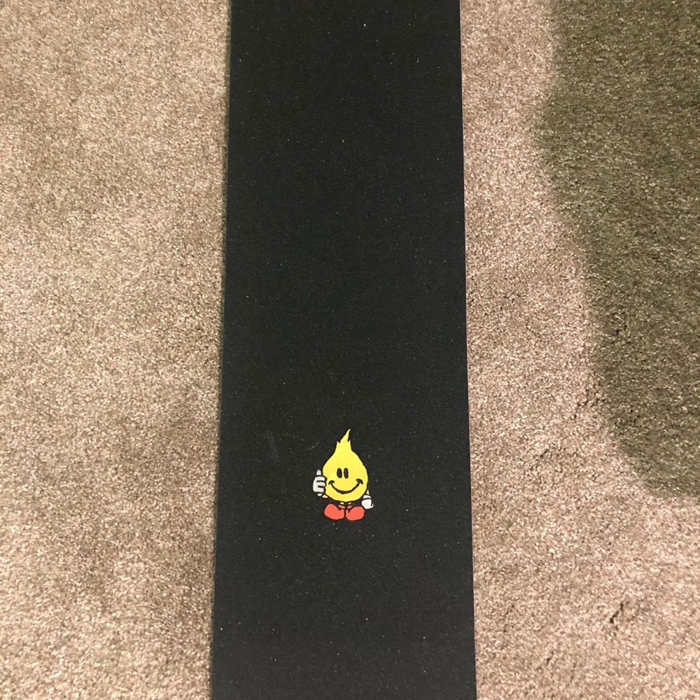 Primitive Skateboard Deck Griptape x Flameboy art